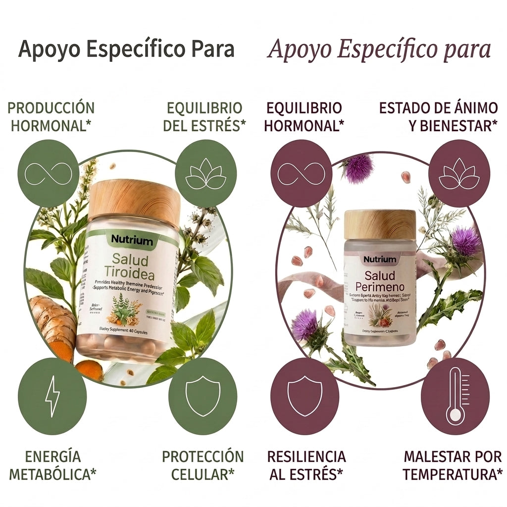 Cápsulas para la Perimenopausia y la Salud Tiroidea™