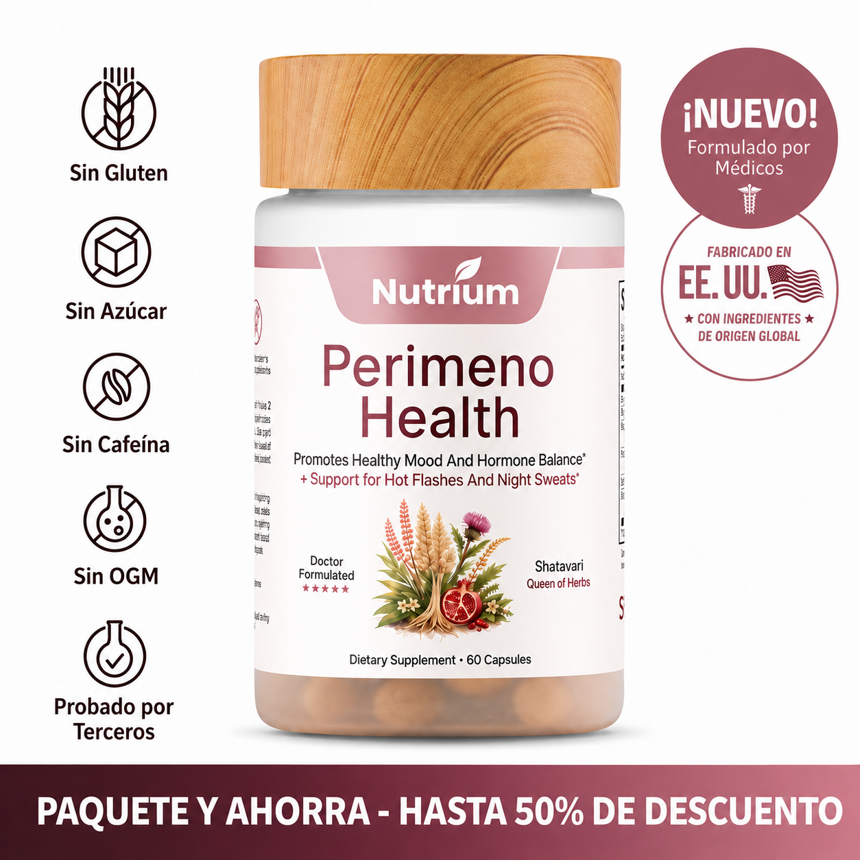 Nutrium™ - Fórmula para el Alivio de la Perimenopausia™