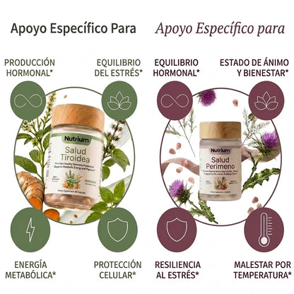 Cápsulas para la Perimenopausia y la Salud Tiroidea™